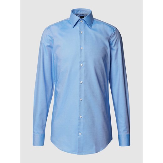 Koszula biznesowa o kroju slim fit z twillu z bardzo długim rękawem ze sklepu Peek&Cloppenburg  w kategorii Koszule męskie - zdjęcie 168332485