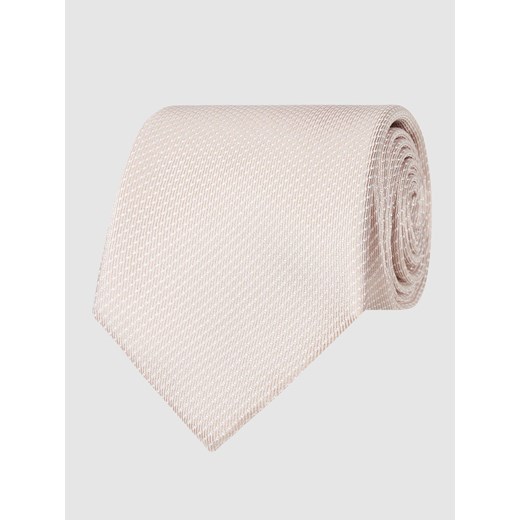Krawat jedwabny ze wzorem na całej powierzchni ze sklepu Peek&Cloppenburg  w kategorii Krawaty - zdjęcie 168333479