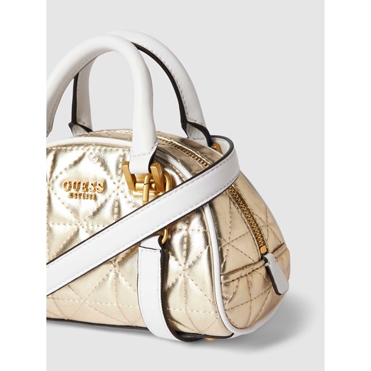 Torebka typu Bowling Bag z pikowaniem model ‘MILDRED’ Guess One Size promocyjna cena Peek&Cloppenburg 