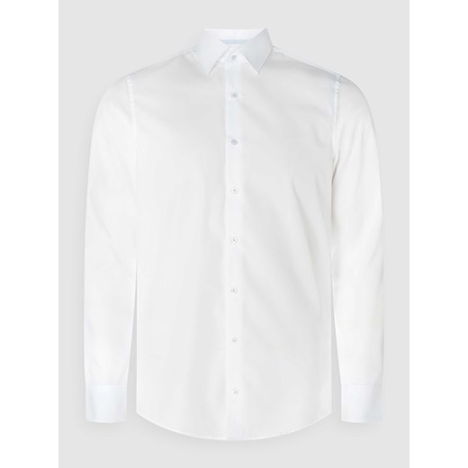 Koszula biznesowa o kroju Slim Fit z bawełny ze sklepu Peek&Cloppenburg  w kategorii Koszule męskie - zdjęcie 168333995