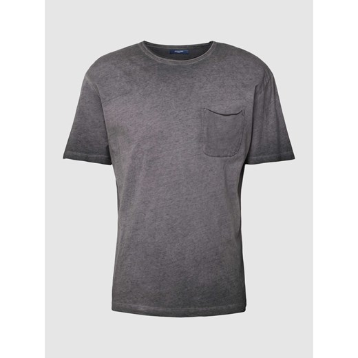 T-shirt z dodatkiem wiskozy i kieszenią na piersi model ‘BLUJACK’ XL okazja Peek&Cloppenburg 