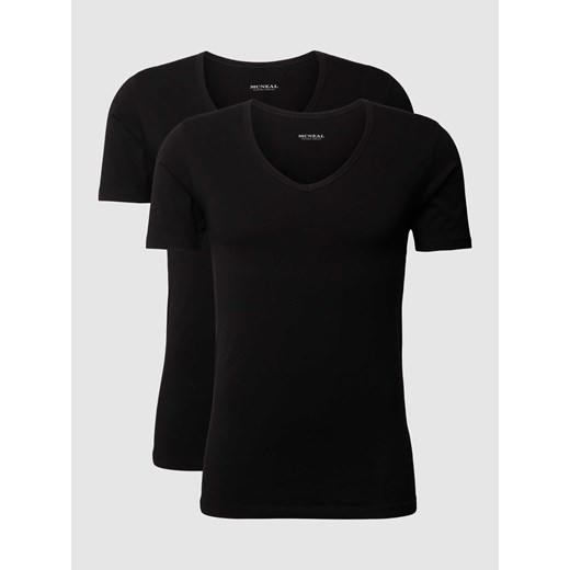 T-shirt z dekoltem w serek ze sklepu Peek&Cloppenburg  w kategorii T-shirty męskie - zdjęcie 168334179