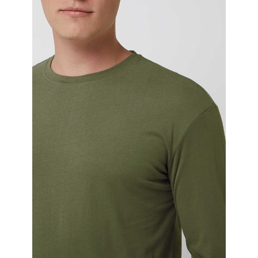 Bluzka z długim rękawem z bawełny ekologicznej model ‘Noa’ Jack & Jones XXL Peek&Cloppenburg 