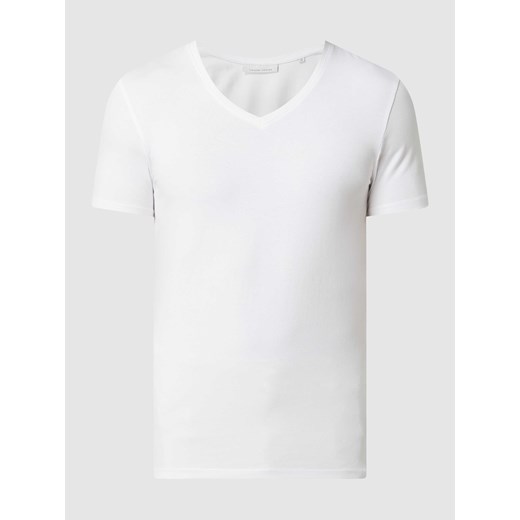 T-shirt z dodatkiem streczu model ‘Lincoln’ ze sklepu Peek&Cloppenburg  w kategorii T-shirty męskie - zdjęcie 168334887
