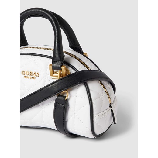Torebka typu Bowling Bag z detalami z logo model ‘MILDRED’ Guess One Size promocyjna cena Peek&Cloppenburg 