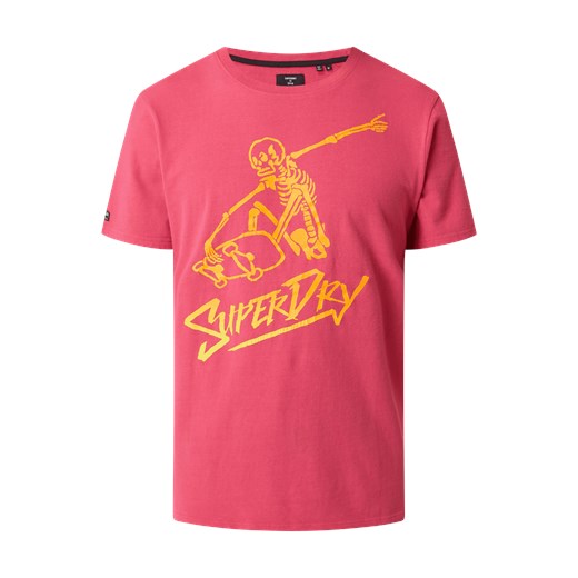T-shirt z bawełny Superdry M wyprzedaż Peek&Cloppenburg 