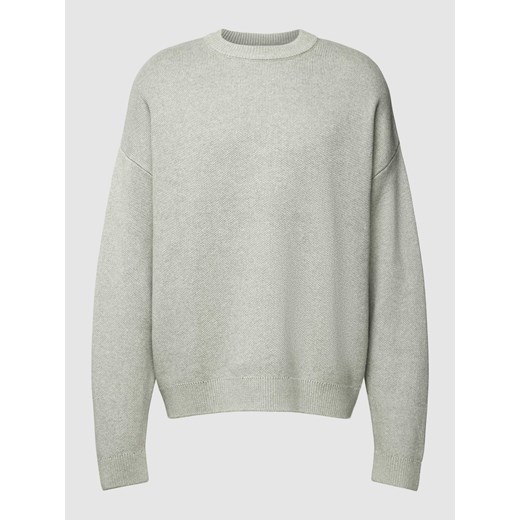 Sweter z dzianiny z efektem melanżu i obniżonymi ramionami ze sklepu Peek&Cloppenburg  w kategorii Swetry męskie - zdjęcie 168335577
