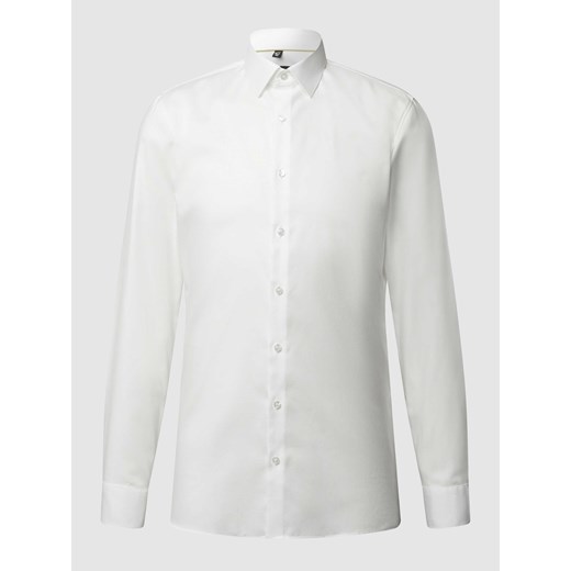 Koszula biznesowa o kroju super slim fit z diagonalu ze sklepu Peek&Cloppenburg  w kategorii Koszule męskie - zdjęcie 168335705