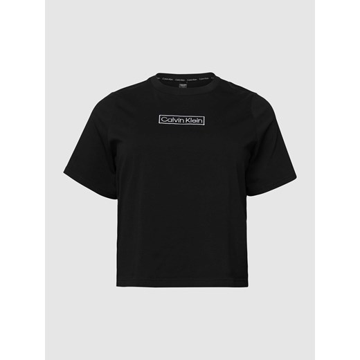 T-shirt z wyhaftowanym logo ze sklepu Peek&Cloppenburg  w kategorii Bluzki damskie - zdjęcie 168336467