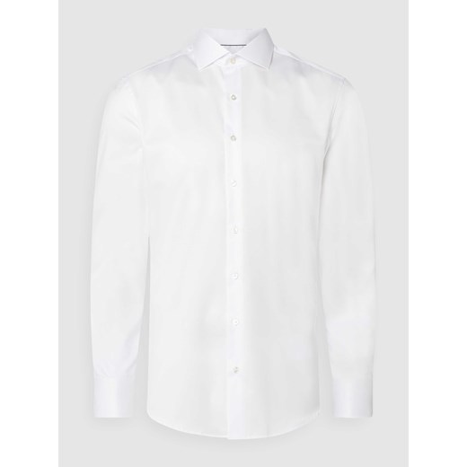 Koszula biznesowa o kroju slim fit z kołnierzykiem typu cutaway ze sklepu Peek&Cloppenburg  w kategorii Koszule męskie - zdjęcie 168337027