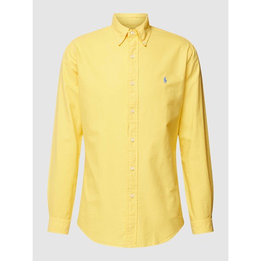 Koszula casualowa o kroju custom fit z kołnierzykiem typu button down ze sklepu Peek&Cloppenburg  w kategorii Koszule męskie - zdjęcie 168337105