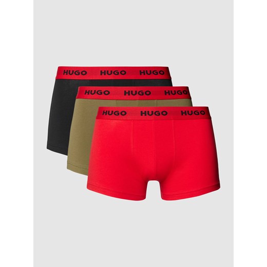Obcisłe bokserki z elastycznym pasem z logo ze sklepu Peek&Cloppenburg  w kategorii Majtki męskie - zdjęcie 168337117