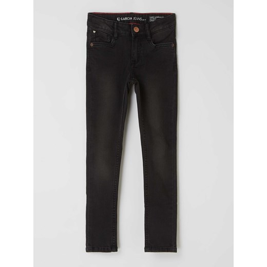 Jeansy o kroju super slim fit z dodatkiem streczu model ‘Sanna’ ze sklepu Peek&Cloppenburg  w kategorii Spodnie dziewczęce - zdjęcie 168337369
