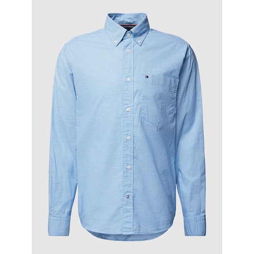 Koszula casualowa o kroju regular fit ze wzorem w kratę model ‘HOUNDSTOOTH’ ze sklepu Peek&Cloppenburg  w kategorii Koszule męskie - zdjęcie 168337657