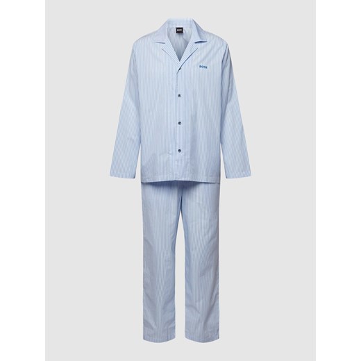 Piżama z wyhaftowanym logo model ‘Stripe Pyjama’ XL Peek&Cloppenburg 