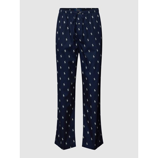 Spodnie od piżamy z logo na całej powierzchni model ‘Aopp’ ze sklepu Peek&Cloppenburg  w kategorii Piżamy męskie - zdjęcie 168338095
