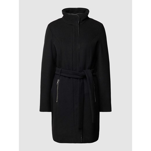 Płaszcz z wiązanym paskiem damski model ‘BESSY’ M wyprzedaż Peek&Cloppenburg 