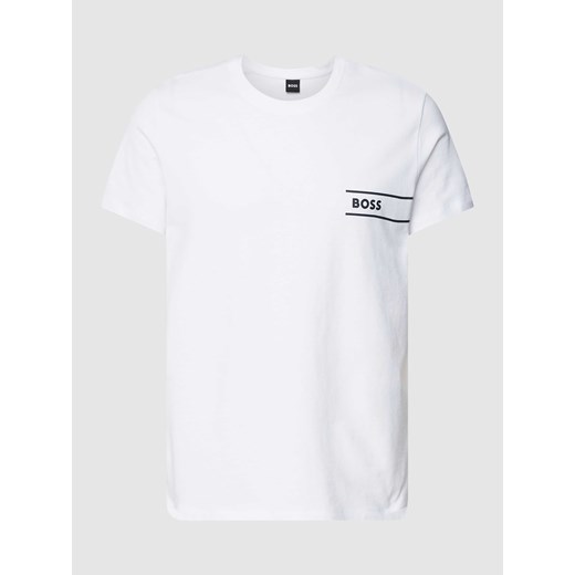 T-shirt z detalem z logo ze sklepu Peek&Cloppenburg  w kategorii Piżamy męskie - zdjęcie 168338819