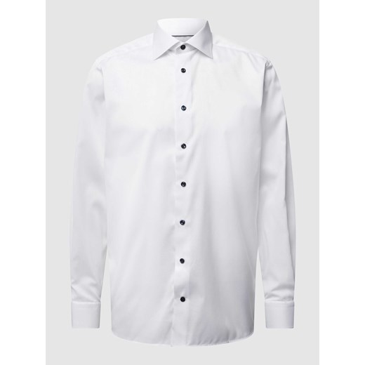Koszula biznesowa o kroju regular fit z diagonalu ze sklepu Peek&Cloppenburg  w kategorii Koszule męskie - zdjęcie 168339076