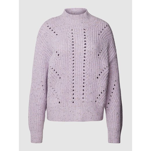 Sweter z dzianiny z ażurowym wzorem ze sklepu Peek&Cloppenburg  w kategorii Swetry damskie - zdjęcie 168339376