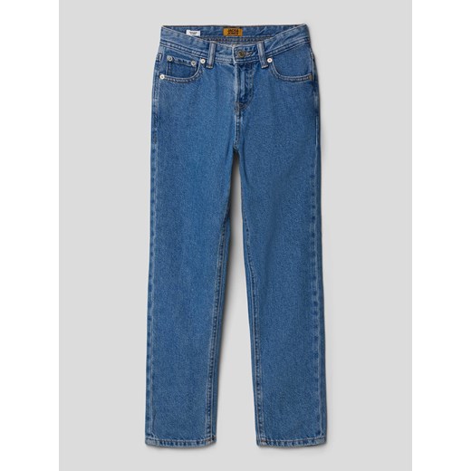Jeansy z naszywką z logo model ‘CLARK’ ze sklepu Peek&Cloppenburg  w kategorii Spodnie chłopięce - zdjęcie 168339508