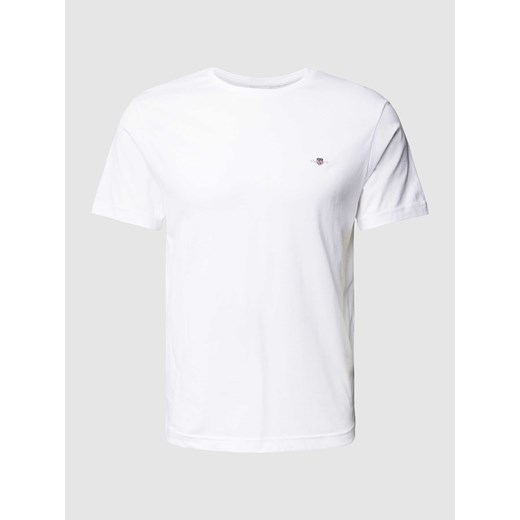 T-shirt o kroju regular fit z wyhaftowanym logo model ‘SHIELD’ Gant M Peek&Cloppenburg 