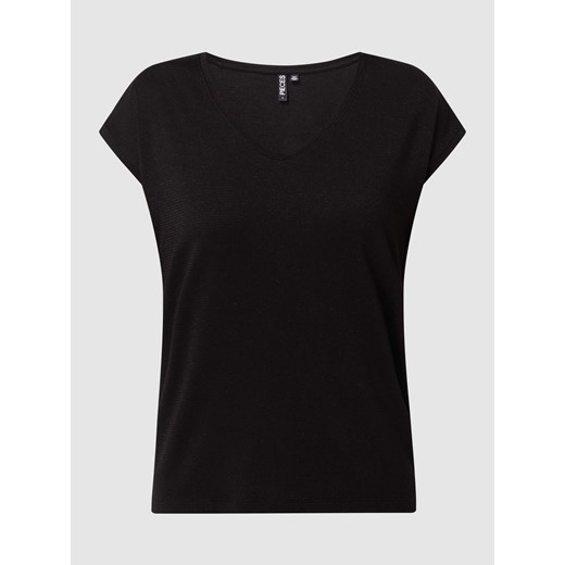 T-shirt z efektowną przędzą model ‘Billo’ ze sklepu Peek&Cloppenburg  w kategorii Bluzki damskie - zdjęcie 168339915