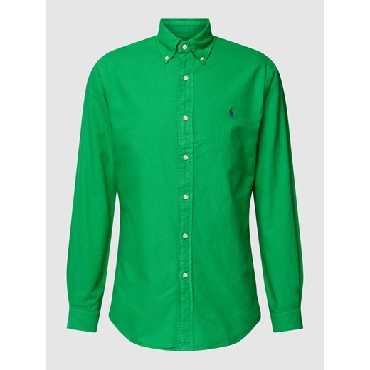 Koszula casualowa o kroju custom fit z kołnierzykiem typu button down ze sklepu Peek&Cloppenburg  w kategorii Koszule męskie - zdjęcie 168340169