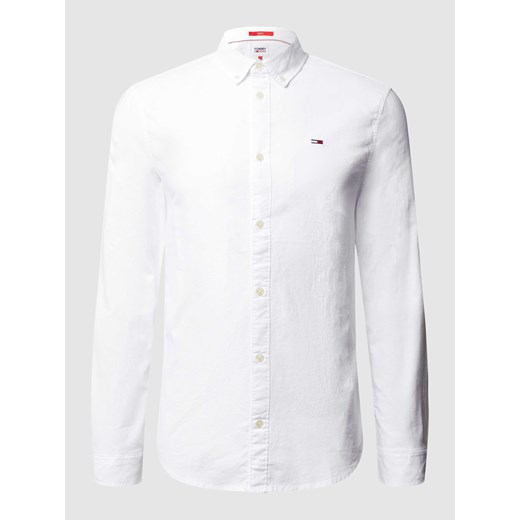 Koszula casualowa o kroju slim fit z tkaniny Oxford ze sklepu Peek&Cloppenburg  w kategorii Koszule męskie - zdjęcie 168340509