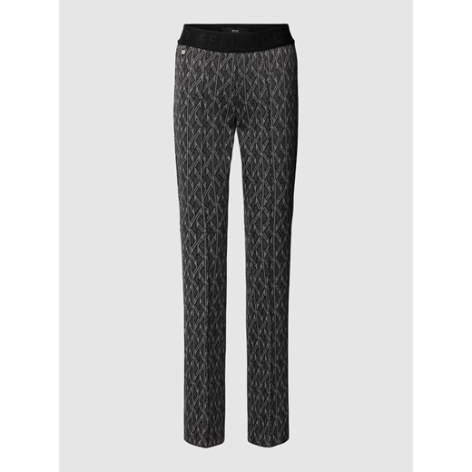 Spodnie materiałowe z graficznym wzorem model ‘MALOU’ ze sklepu Peek&Cloppenburg  w kategorii Spodnie damskie - zdjęcie 168340537