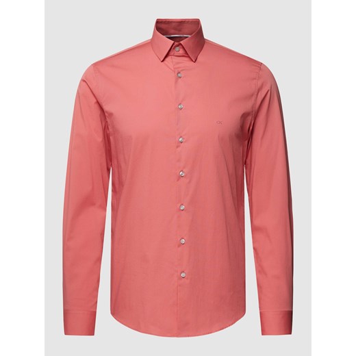 Koszula biznesowa o kroju slim fit z kołnierzykiem typu kent model ‘Bari’ ze sklepu Peek&Cloppenburg  w kategorii Koszule męskie - zdjęcie 168340798
