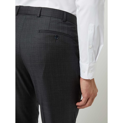 Spodnie do garnituru o kroju modern fit z żywej wełny model ‘Per’ Digel 60 Peek&Cloppenburg 