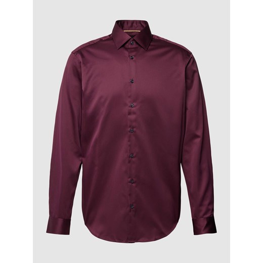 Koszula biznesowa o kroju regular fit z kołnierzykiem typu kent ze sklepu Peek&Cloppenburg  w kategorii Koszule męskie - zdjęcie 168342426