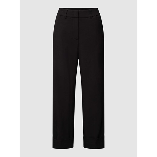 Spodnie materiałowe w jednolitym kolorze ze sklepu Peek&Cloppenburg  w kategorii Spodnie damskie - zdjęcie 168342625