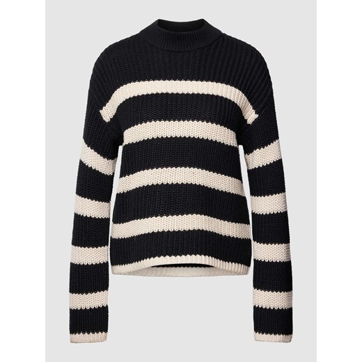 Sweter z dzianiny ze wzorem w paski model ‘HILDA’ ze sklepu Peek&Cloppenburg  w kategorii Swetry damskie - zdjęcie 168342697