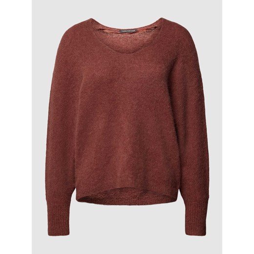 Sweter z dzianiny z dodatkiem wełny z alpaki ze sklepu Peek&Cloppenburg  w kategorii Swetry damskie - zdjęcie 168343279