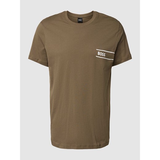 T-shirt z nadrukiem z logo ze sklepu Peek&Cloppenburg  w kategorii T-shirty męskie - zdjęcie 168343516