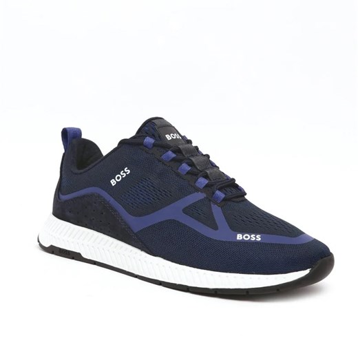 Buty sportowe męskie BOSS HUGO skórzane