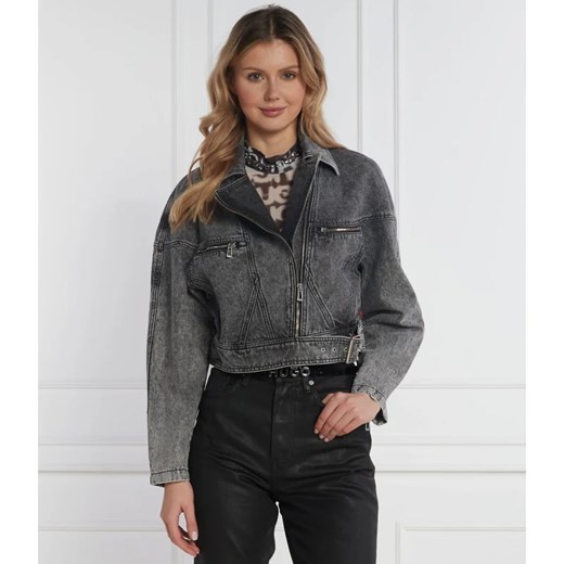 HUGO Kurtka jeansowa Gabinele | Cropped Fit ze sklepu Gomez Fashion Store w kategorii Kurtki damskie - zdjęcie 168346359