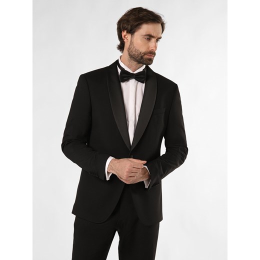 Strellson Męska kurtka modułowa - Almir2 Mężczyźni Slim Fit czarny jednolity Strellson 27 vangraaf