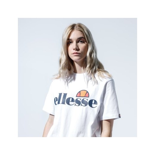 ELLESSE T-SHIRT ALBANY WHT ze sklepu Sizeer w kategorii Bluzki damskie - zdjęcie 168350655