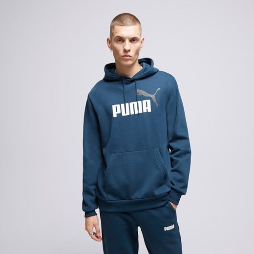 PUMA BLUZA Z KAPTUREM CORE LL HD MARINA BLUE ze sklepu Sizeer w kategorii Bluzy męskie - zdjęcie 168360199