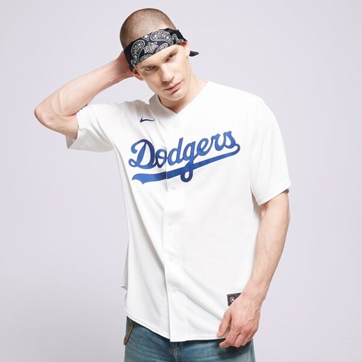 NIKE KOSZULA REPLICA HOME LOS ANGELES DODGERS MLB ze sklepu Sizeer w kategorii Koszule męskie - zdjęcie 168366375