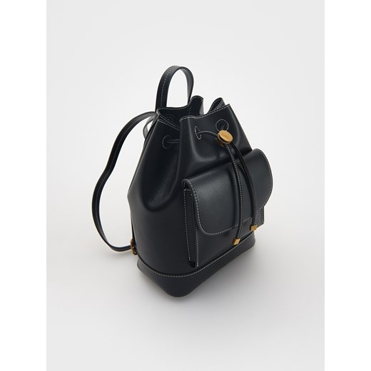 Reserved - Plecak typu worek - czarny Reserved ONE SIZE Reserved