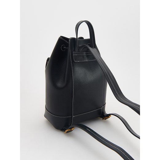 Reserved - Plecak typu worek - czarny Reserved ONE SIZE Reserved