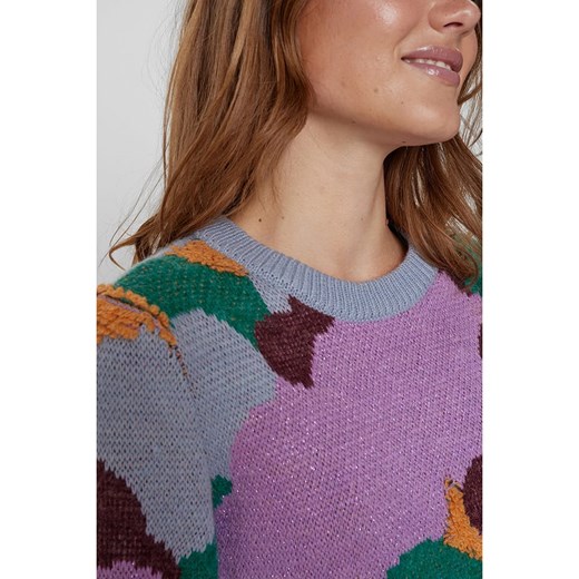 NÜMPH Sweter &quot;Wenda&quot; ze wzorem Nümph L wyprzedaż Limango Polska