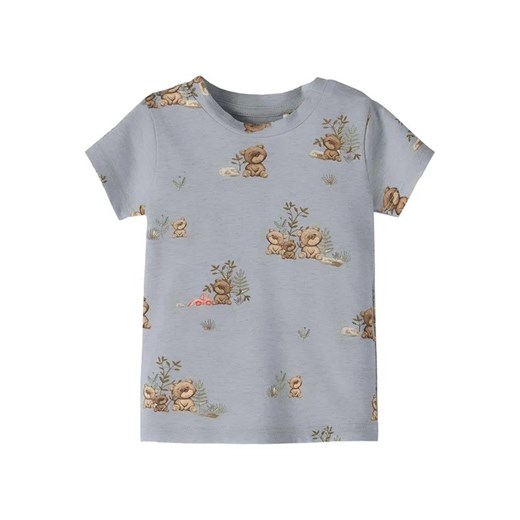 NAME IT T-Shirt 13215768 Szary Regular Fit ze sklepu MODIVO w kategorii Koszulki niemowlęce - zdjęcie 168377448