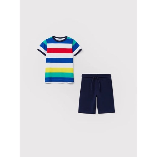 OVS Komplet t-shirt i spodenki 1498991 Kolorowy Regular Fit ze sklepu MODIVO w kategorii Komplety chłopięce - zdjęcie 168377558