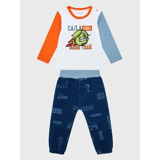 Guess Komplet bluzka i spodnie I3RG08 K8HM3 Kolorowy Regular Fit ze sklepu MODIVO w kategorii Komplety chłopięce - zdjęcie 168377727