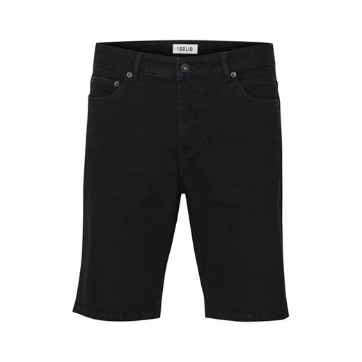 Solid Szorty jeansowe 21104982 Czarny Regular Fit ze sklepu MODIVO w kategorii Spodenki męskie - zdjęcie 168377755
